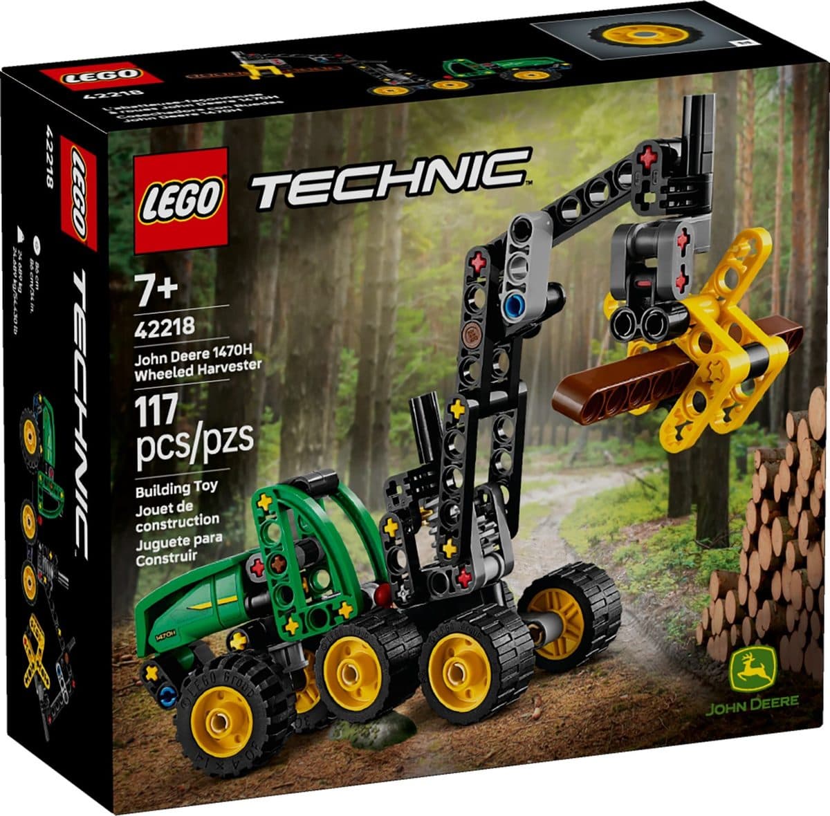 John Deere 1470H 輪式森林收割機