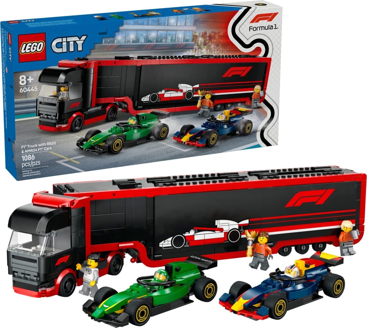 F1 卡車和 RB20 & AMR24 F1 汽車