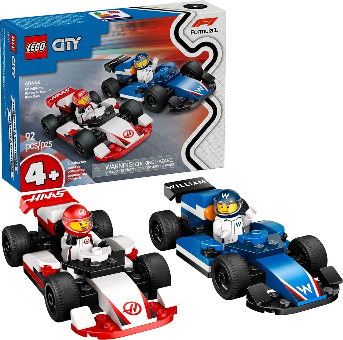 F1 Williams Racing 和 Haas F1® 賽車